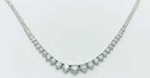 Load image into Gallery viewer, 7.49 cttw Graduated Diamond Tennis Necklace