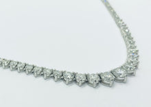 Load image into Gallery viewer, 7.49 cttw Graduated Diamond Tennis Necklace